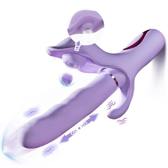 5-in-1 Sex Toys for Women Sucking Vibrators and Adult Sex Toys Obgado Rabbit Vibrator with 10 & Thrusting & Patting & Vibrating, Anal Stimulator