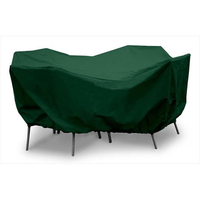 KoverRoos Weathermax 64242 Housse de Set de Table Ronde de 60 Pouces, 78 Pouces de Diamètre par 38 Pouces de Hauteur, Vert Forêt