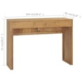 thumbnail image 4 of vidaXL Console Table 100x35x75 cm Solid Teak Wood, 4 of 5