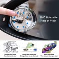thumbnail image 2 of Chockeie 2 PCS 360° Rotation Blind Spot Mirrors, HD Wide Angle with 3M Self-adhesive Blind Spot Mirrors Adjustable Angle Blind Spot Mirror(Silver), 2 of 4