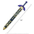 thumbnail image 2 of 36.5” Foam Master Zelda Link Sword Fantasy Legend Video Game Scabbard, 2 of 11