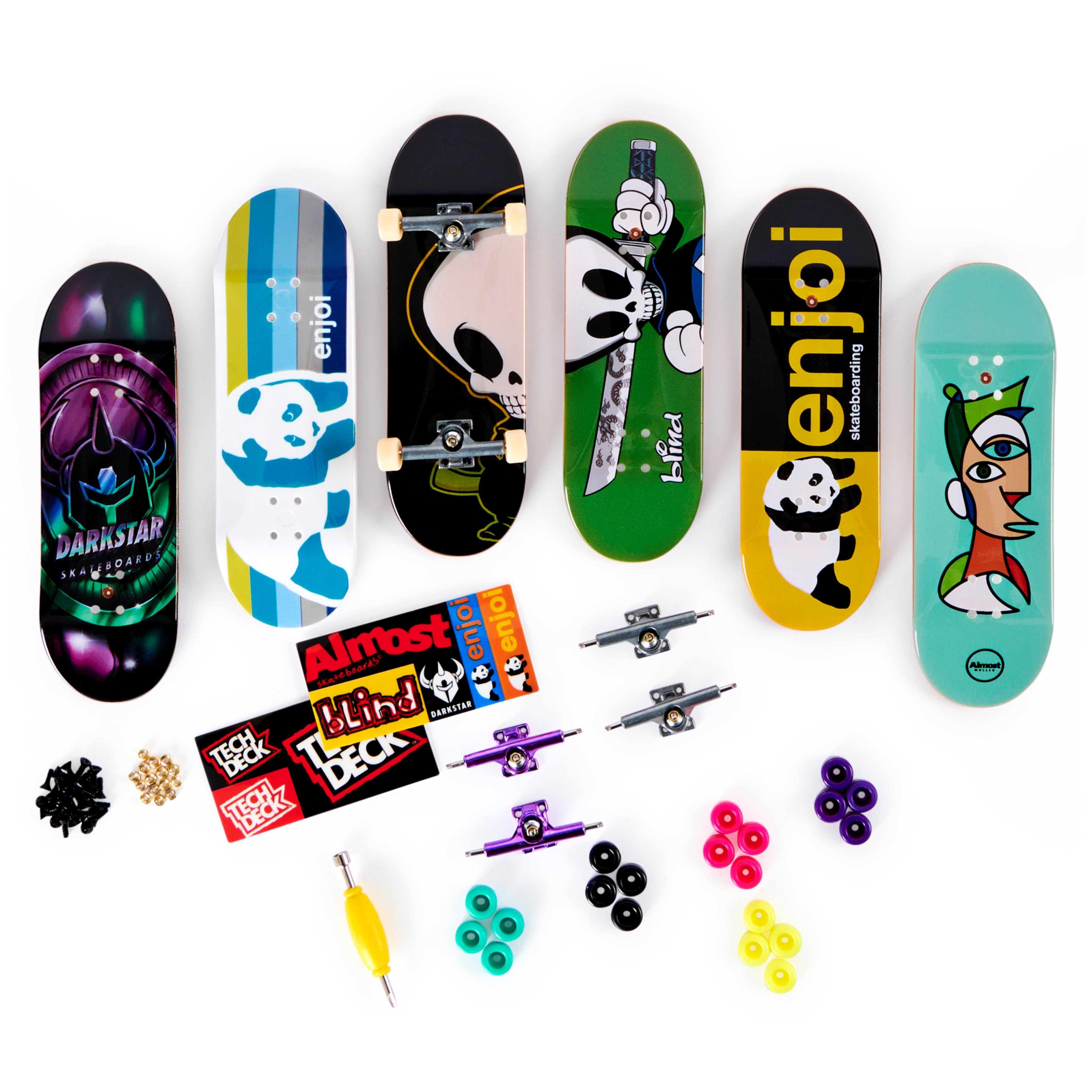 FREE SHIPPING! Tech Deck 6 Pack SK8SHOP Cool Toy Good Detail Skateboard NEW 
