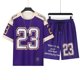 thumbnail image 4 of Conjunto deportivo informal coreano, nueva ropa de verano para hombre, conjunto deportivo, camiseta transpirable, pantalones cortos, conjunto de dos piezas, trajes de calle para hombre, 4 of 4