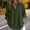 Army Green, variant on Women's Corduroy Top with Half Button Down, Collared Long Sleeve Pullover Blouse, Loose Fit Casual Tunic Top for Fall Winter