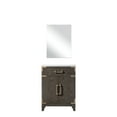 thumbnail image 2 of 24 In. X 18 Brown Oak Bath Vanity Cabinet - Acrylic Countertop & Mirror Soft Close Storage W D Door, 2 of 7