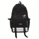thumbnail image 4 of Estética Mochila De Nylon Para Laptop, Contraste De Color Mochila Escolar Preppy, Mochila De Viaje De Gran Capacidad, 4 of 4