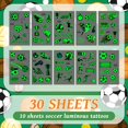 thumbnail image 2 of Tatuajes temporales EMOME Glow Sports, 30 sábanas para niños, 2 of 7