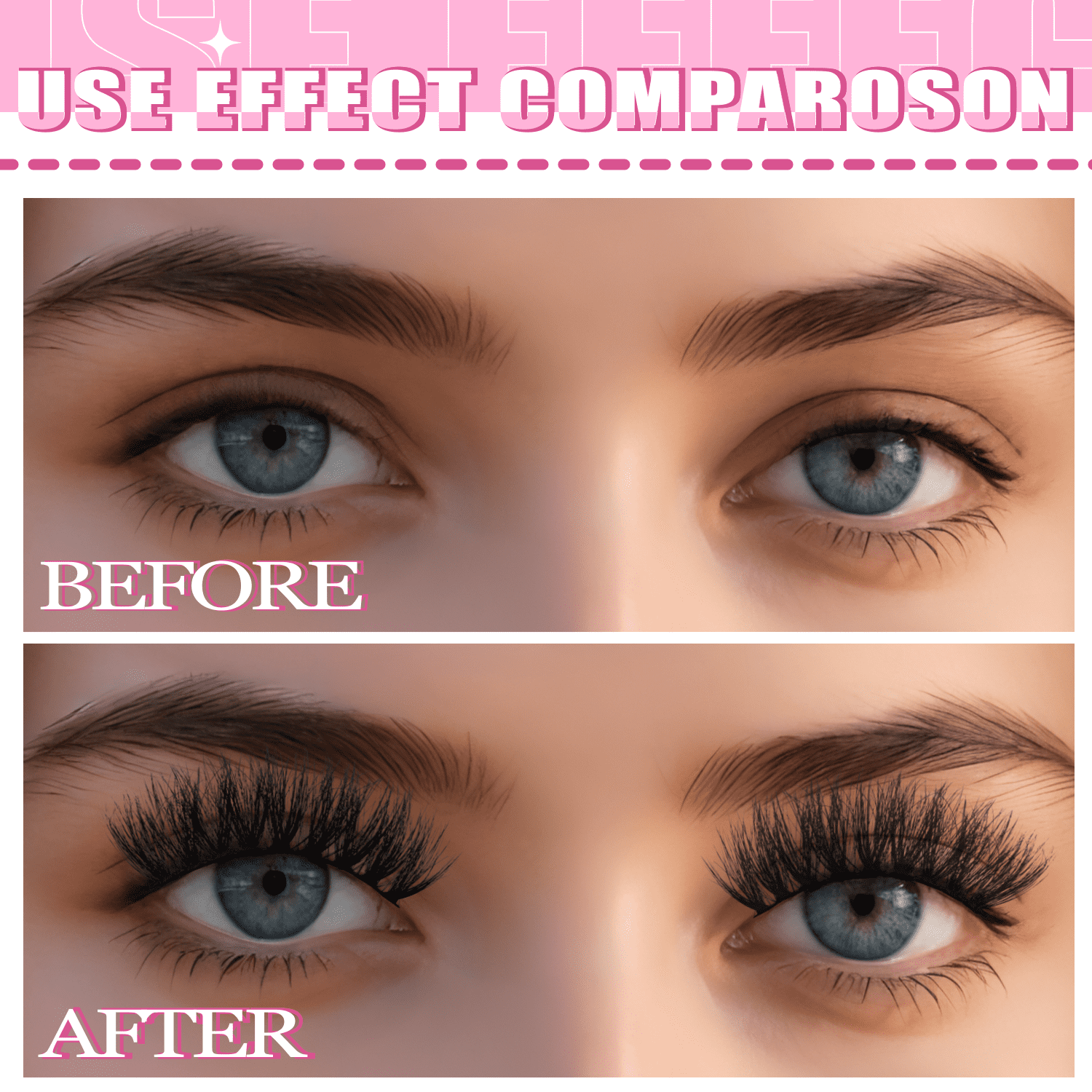 27pairs eye lashes
