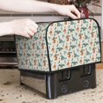 thumbnail image 7 of Honeii Summer Dinosaur Print 4 slice Toaster Cover, Two Slice Toaster Dust-proof Cover For Kitchen Small Appliance and Fingerprint Protection, 7 of 7