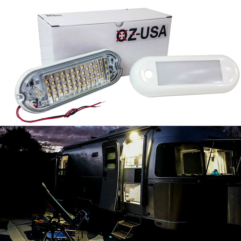 7" LED Dome Light Dimmer Fixture Touch Switch Interior Exterior for