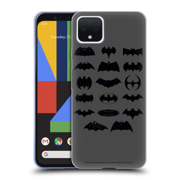 Head Case Designs Officially Licensed Batman DC Comics Logos Comic Soft Gel Case Compatible with Google Pixel 4