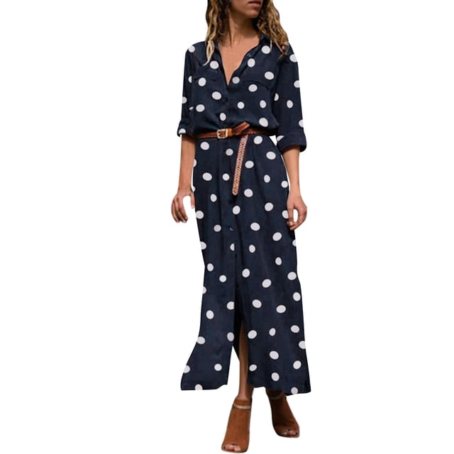 Ketyyh-chn99 Robes d'Été pour Femmes Robe Maxi Robe d'Été Manche à Volants Ample Fluide Plissée Robe Mini Bleu Foncé,TG