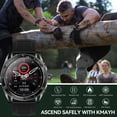 thumbnail image 6 of Pakrys Smart Watch for Men AMOLED Always on Outdoor Tactical, 1.43” Big Screen IP68 Waterproof Fitness Watch with Heart Rate Sleep Tracker Rugged Bluetooth Smartwatch for iOS Android, 6 of 8