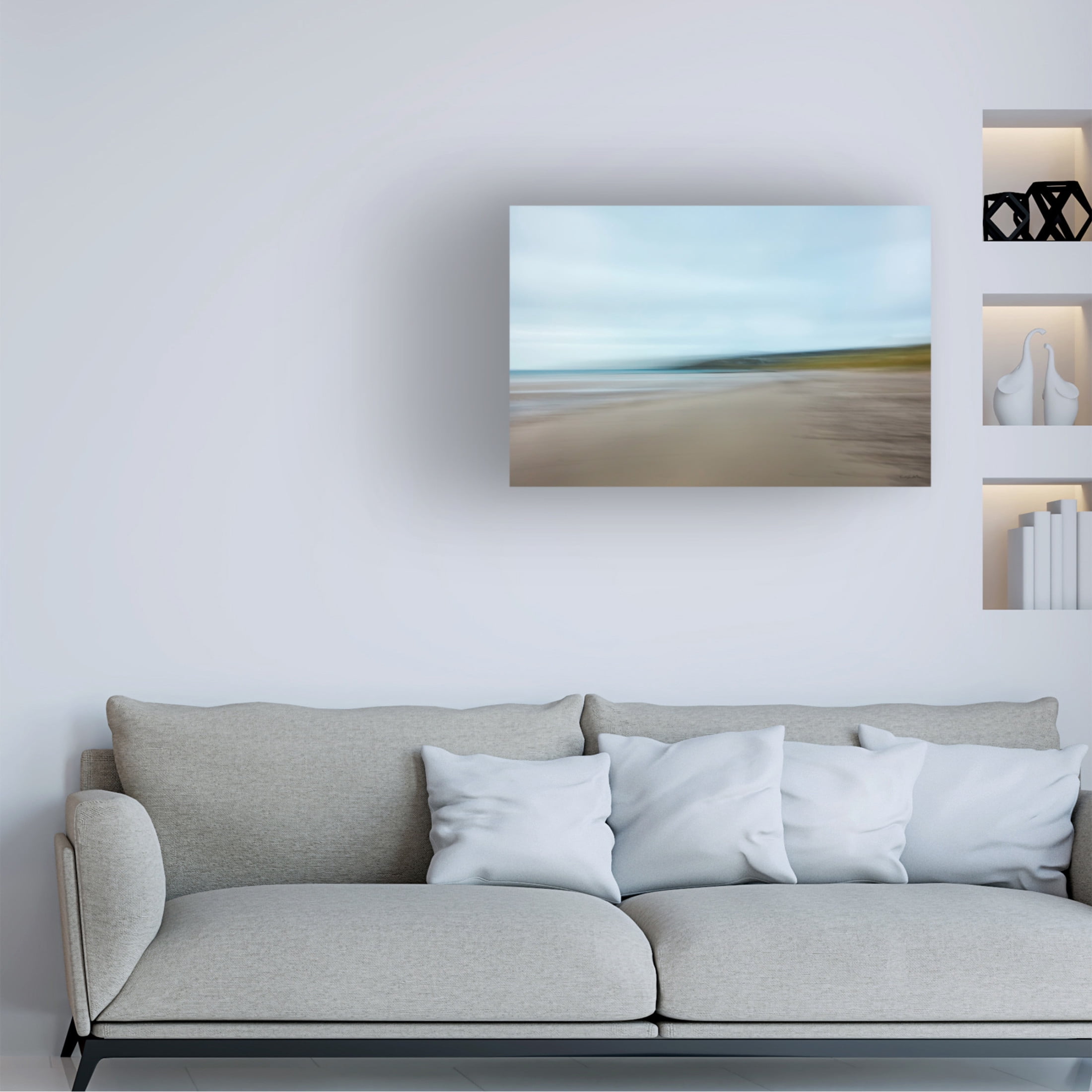 Canvas Wall Art - Kent Burkhardsmeier 'Basking Seaweed' Wall Art for Living Room, Bedroom, or Office Décor by Trademark Fine Art - 19 x 12 Inches