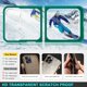 thumbnail image 3 of Funda para Samsung Z Flip 3 5G, delgada y suave TPU Parachoques y parte trasera de PC dura, a prueba de golpes, resistente a los arañazos, funda protectora para Samsung Galaxy Z Flip 3 5G 2021 (azul), 3 of 7