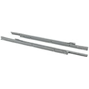 Steelex D4323 18-Inch Euro-Style Self-Closing Drawer Slides, Grey