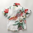 thumbnail image 5 of FYMNSI Daddy and Me Hawaiian Matching Outfits Father Son Tropical Print Matching Shirts Summer Men Boys Father's Day Tops (Men S), 5 of 10