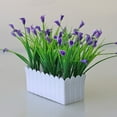 thumbnail image 1 of Artificial Plants With Pots Fake Flowers For Home Garden Decor Outdoor, 1 of 4