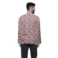 thumbnail image 4 of Atasi Kurta Décontractée à Col Chinois Imprimé Chemise Ethnique pour Hommes Kurta Courte Tunique, 4 of 5