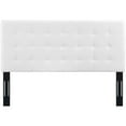thumbnail image 5 of Modway Paisley Tufted King and California King Upholstered Faux Leather Headboard in White, 5 of 9