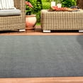 thumbnail image 5 of BNM Bohemian Indoor/ Outdoor Solid Rug, 8' x 10', Fog Green, 5 of 7