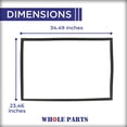 thumbnail image 2 of Whole Parts Refrigerator Freezer Door Seal Gasket (Black) Part# DA97-05557X - Replacement & Compatible with Some Samsung Refrigerators, 2 of 7