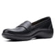 thumbnail image 4 of Mocasín Plano para Mujer Clarks Cora Daisy en Cuero Negro Tostado Talla 6.5 Extra Ancho, 4 of 6