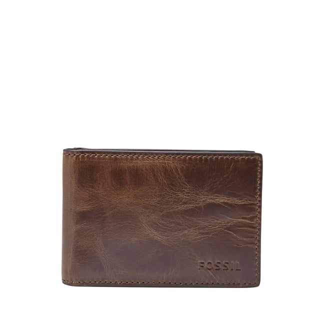 Cartera Fossil ML3684201 para Hombre de Cuero Slim Bifold Marrón