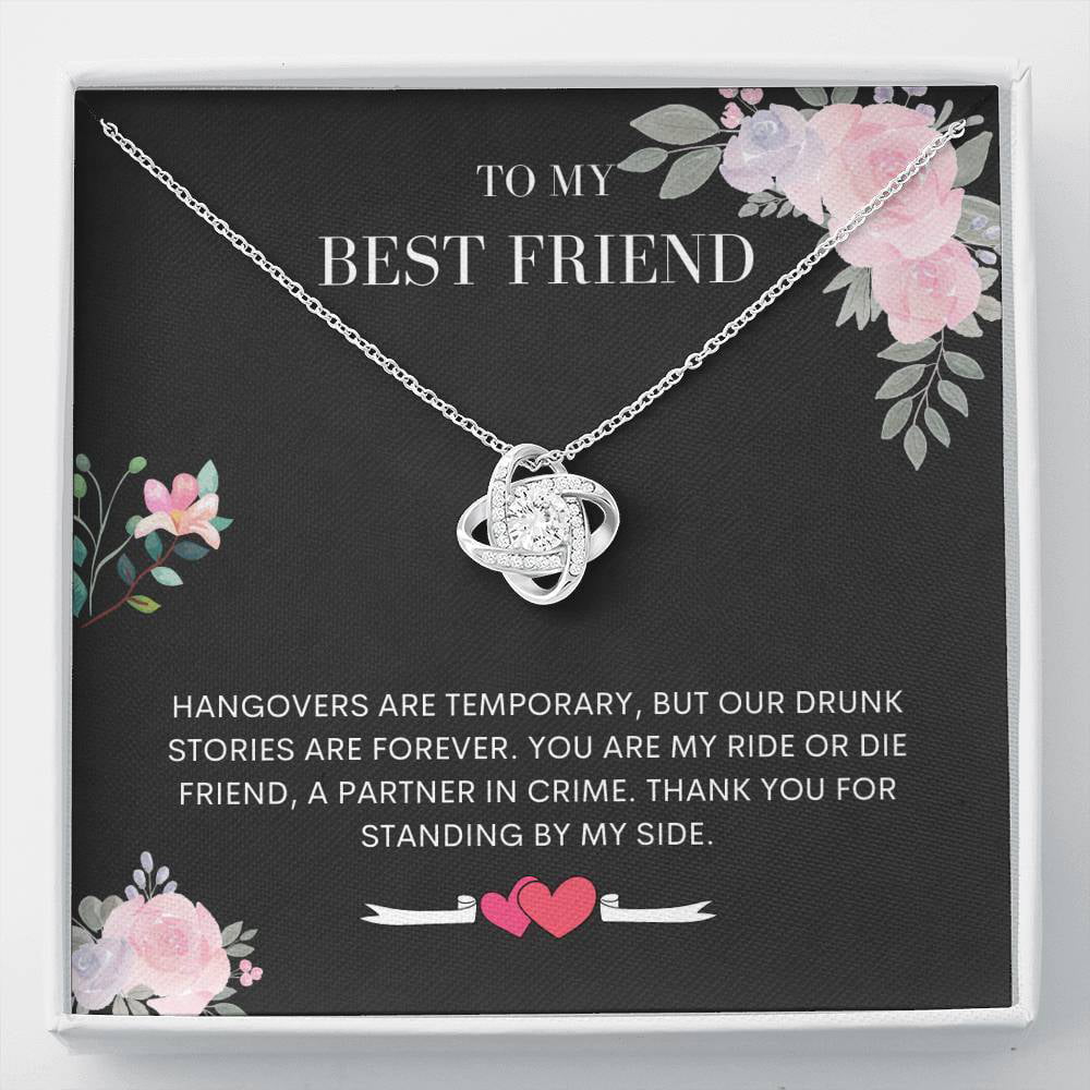 Best Friend Gift Partners In Crime Christmas Gift Necklace Set Best Friend Necklace Ride Or Die Bff Necklace