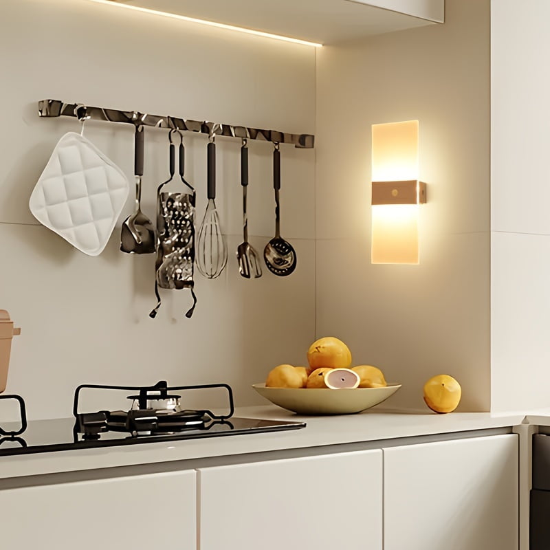 Battery Operated Wall Sconce, Wall Lights For Bedroom Living Room Hallway Decor, Rechargeable Motion Sensor Light Indoor, Magnetic Closet Lights, Wireless Under Counter Lights For Kitchen