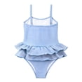 thumbnail image 6 of Piuwrlz Girl Swimsuits Kids Swimwear6 Years Kids Swimwear Stripe Beach Swimming Suit Light Blue Size 6 Years, 6 of 6