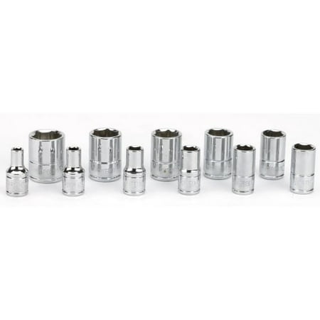

Powerbuilt 11 Piece 1/4 Inch Drive Metric 6 Point Socket Set - 640498