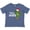 Indigo, variant on Feliz Navidad Christmas Cactus in Santa Hat Boys or Girls Toddler T-Shirt