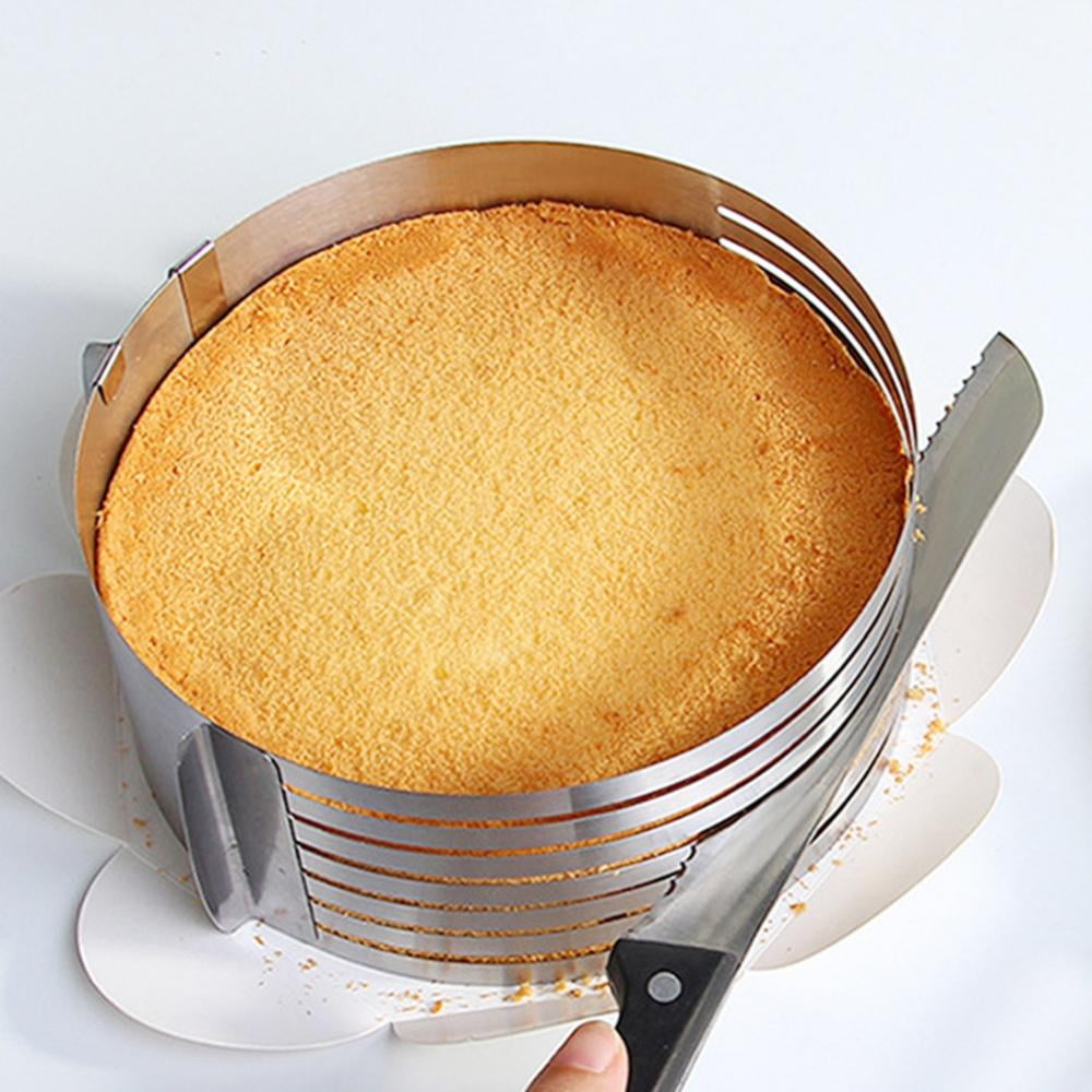 Cake Leveler Slicer, Adjustable Round Cake Rings, Cake cutter, 7 Layer
