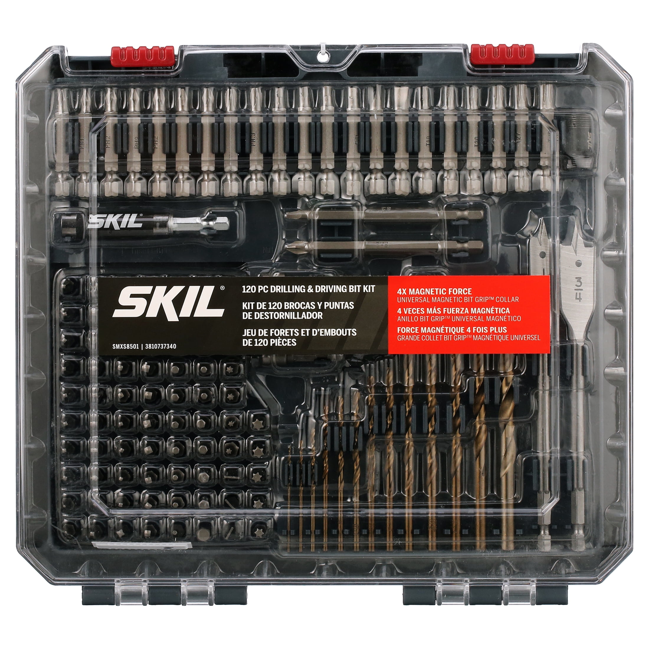 SKIL 120-Piece Drilling & Driving Set with Bit Grip, SMXS8501