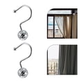 thumbnail image 3 of OULII 12Pcs Iron Plating Curtain Hooks for Rustproof and Waterproof Home Decoration, 3 of 8