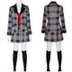 thumbnail image 4 of Cosplay disfraz de Halloween para mujer, traje escolar, chaqueta, falda, 4 of 5