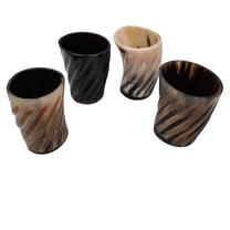 Beer mug cow horn drinking glass Viking Drinking Horn set Glass ale Beer mugs Wine Cup Medieval Inspired Authentic shot cups Set of 4 medieval warrior