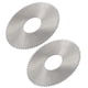 thumbnail image 2 of Abastado 2 Piezas Hoja de Sierra Circular Fresado de Acero de Alta Velocidad Suministros Industriales 40 x 0,5 x 72 Dientes, 2 of 8