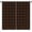 Brown, variant on Check Curtains, Brown Red Tartan Plaid Retro Geometry Window Treatments, Rod Pocket Thermal Insulated Drapes 2 Panel Sets for Bedroom Living Room Kitchen, 55" W X 39" L