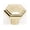 Polished Brass, variant on Alno A424-PC Nicole Cabinet Hexagon Knob Polished Chrome
