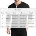 thumbnail image 3 of LWITHSZG Long Sleeve Henley Shirts for Men Trendy V Neck Waffle Knit Tops Fall Winter Lightweight Basic Tees Dressy Casual Going Out Tops, 3 of 3
