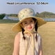 thumbnail image 2 of Sombrero de pescador con protección solar de doble cara para niños, de 52 a 54 cm de circunferencia, de verano, de ala grande, antiultravioleta, amarillo, 2 of 5