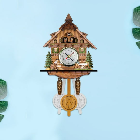 Wall Clock Chime Alarm Clock Retro Clock Wooden Living Room Clock Reading Glasses Cord Men 3 Minute Timer Digital Kitchen Timer 24 Hour