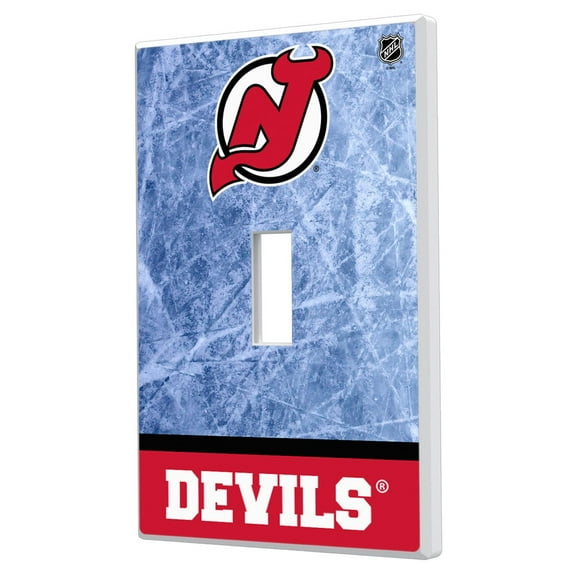 New Jersey Devils Wordmark Single Toggle Lightswitch Plate