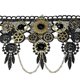 thumbnail image 3 of Gargantilla de encaje negro, declaración Steampunk, collar de cadena de cuello de engranaje elegante, joyería de de, 3 of 4