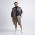 thumbnail image 3 of Big & Tall Haggar® Men's Cotton Cargo Short Color: Mood Indigo Size: 44, 3 of 4