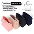 thumbnail image 4 of 1Pcs Make up Organizer Felt Insert Bag for Women Handbag Travel Inner Purse Portable Cosmetic Bags, 4 of 6