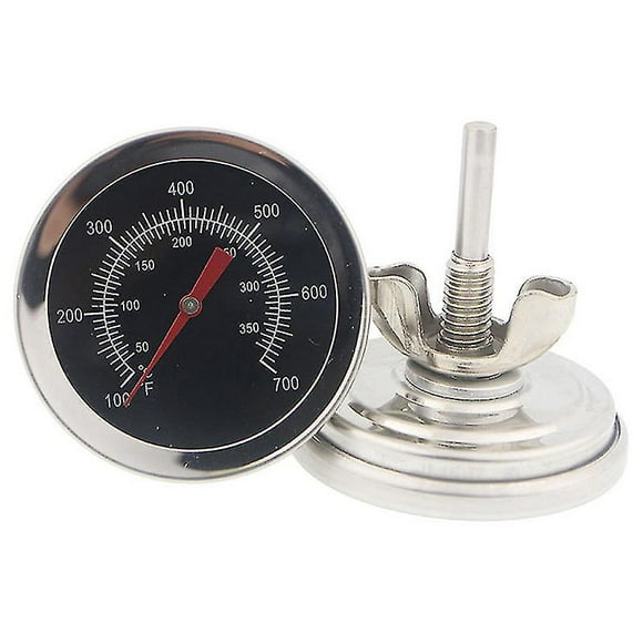 1pc Stainless Steel Oven Thermometers Temperature Gauge 100-700 Degrees Fahrenheit Bbq Gage 30-350 Degrees Celsius Cook Tool