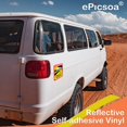 thumbnail image 3 of Angles Morts Sticker Motorhome Blind Spot Stickers, 10 Pack Car Blind Spot Warning Stickers Reflective Weatherproof Self-Adhesive Sticker, 3 of 4